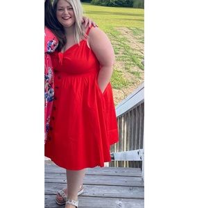 Torrid, size 2 tie front dress.